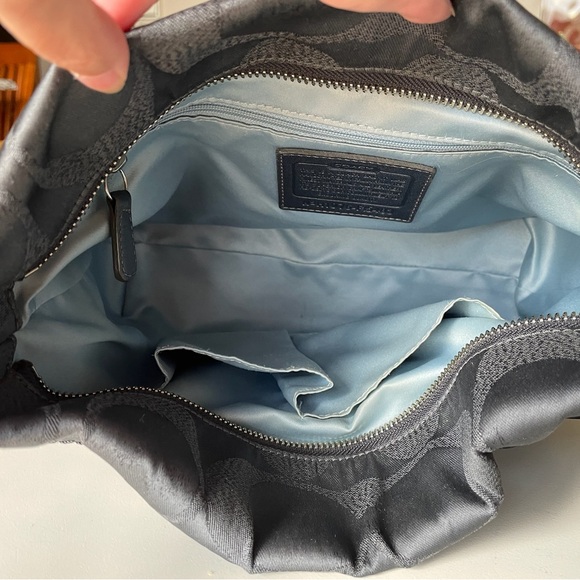 Coach Carly Signature Jacquard Hobo Shoulder Bag - Picture 5 of 7